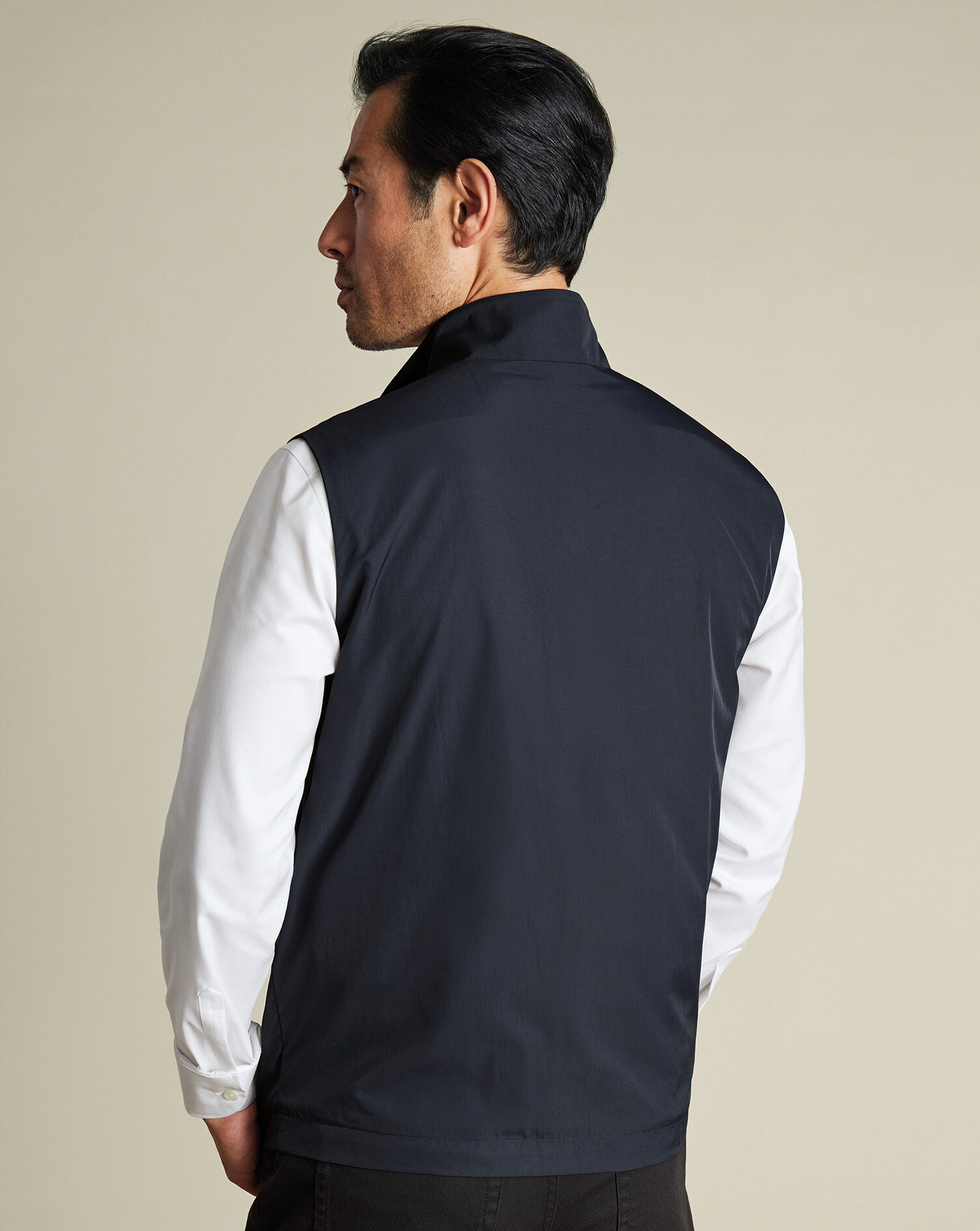 Performance Shell Vest - Navy | Charles Tyrwhitt US