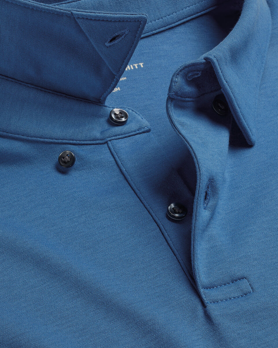 Smart Jersey Polo - Ocean Blue