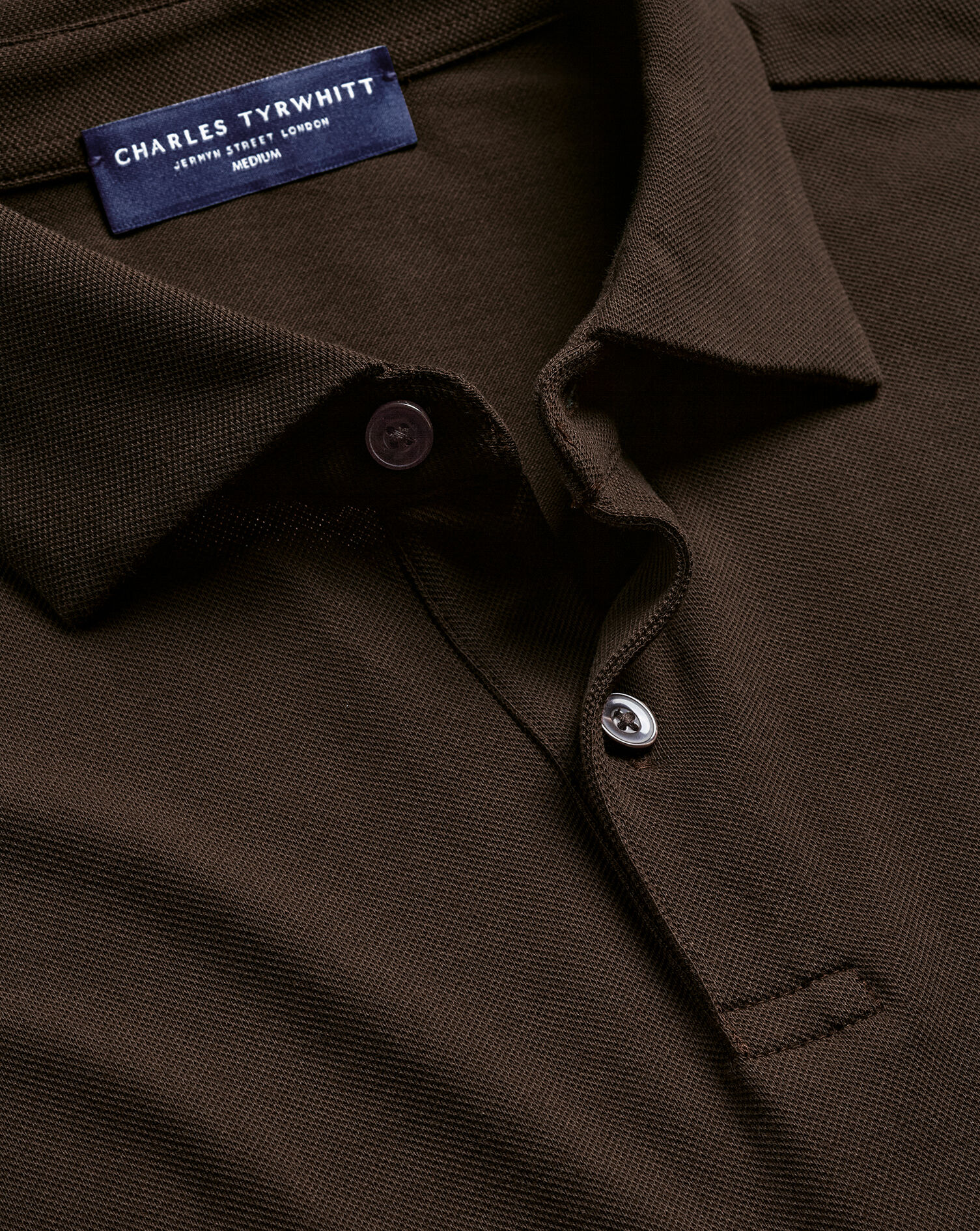 Smart Pique Polo – Brown