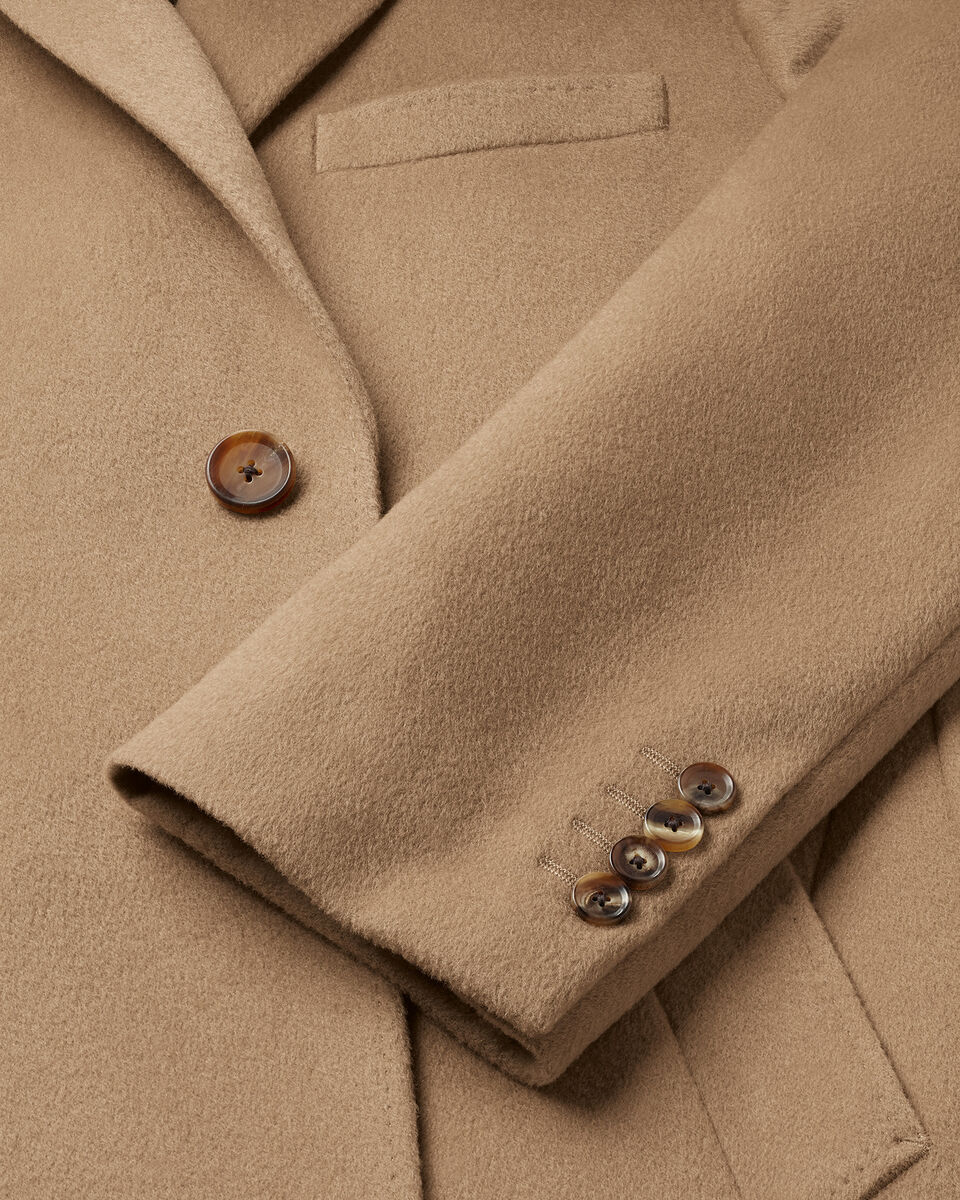 Wool Overcoat - Stone