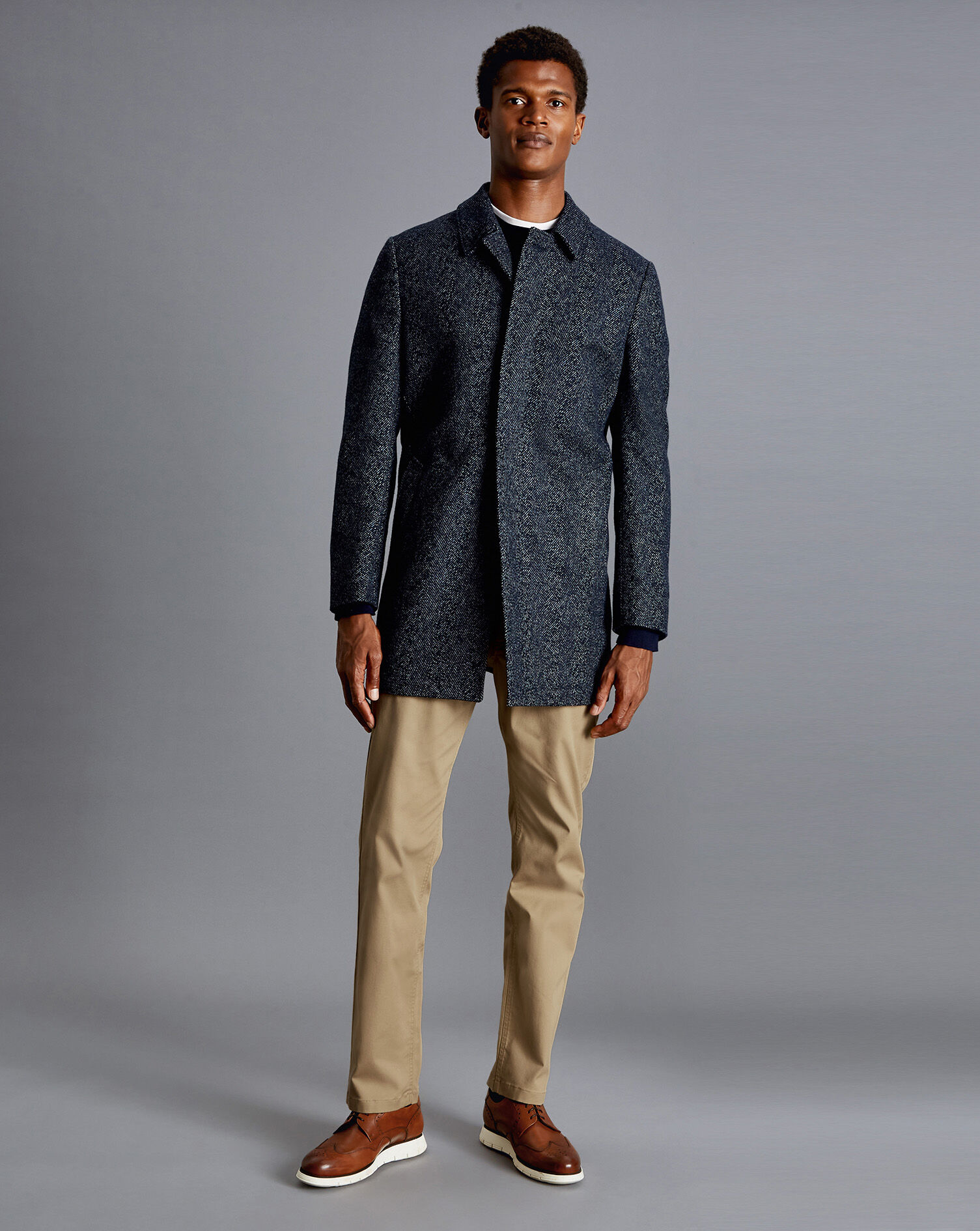 herringbone car coat