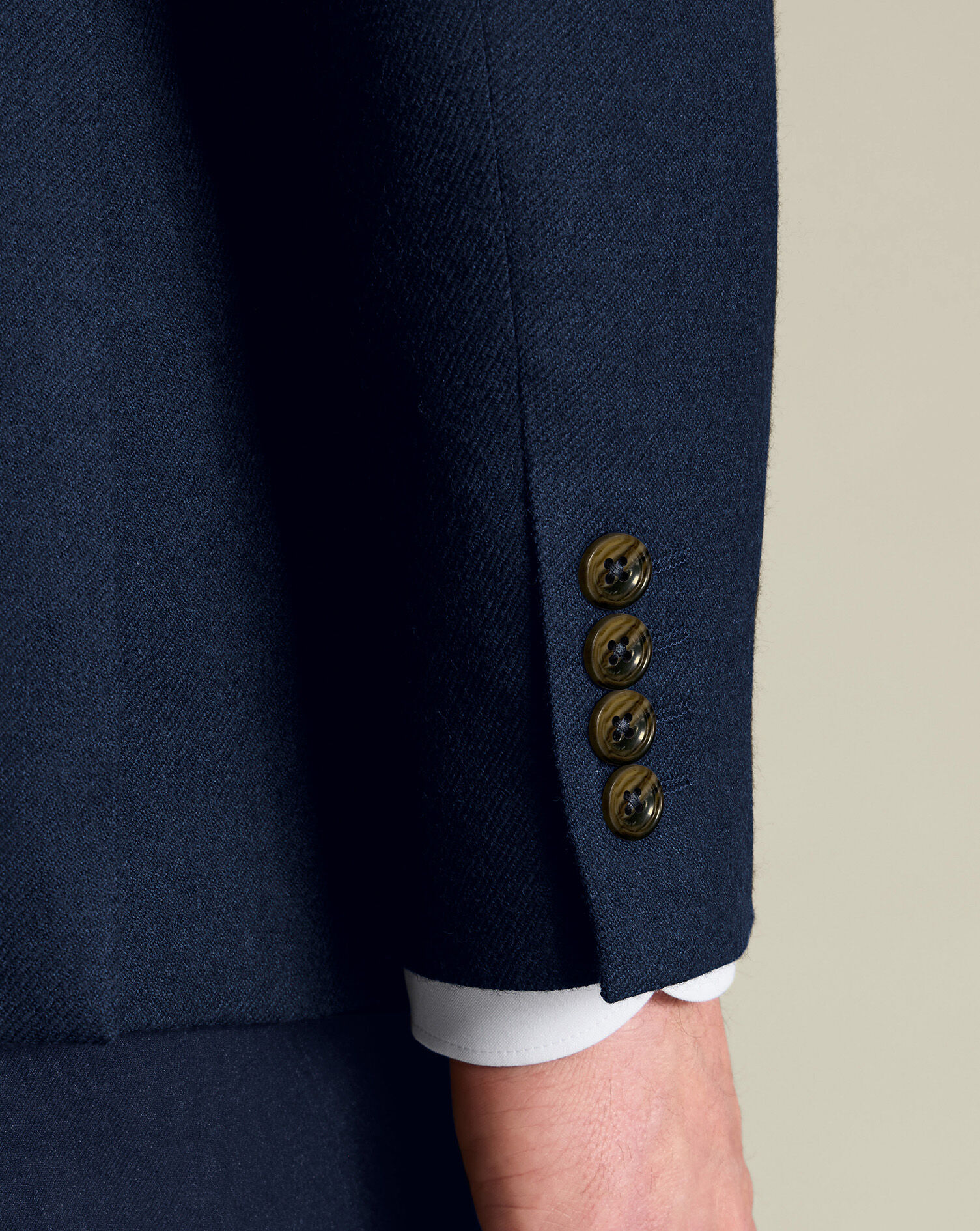 Wool Texture Jacket - Ink Blue