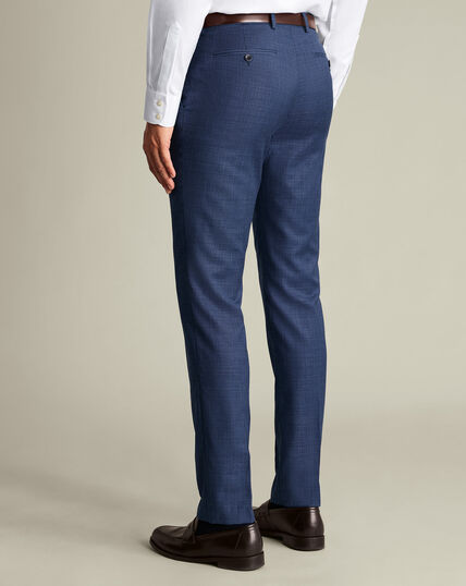 Italian Luxury Suit Trousers – Ink Blue