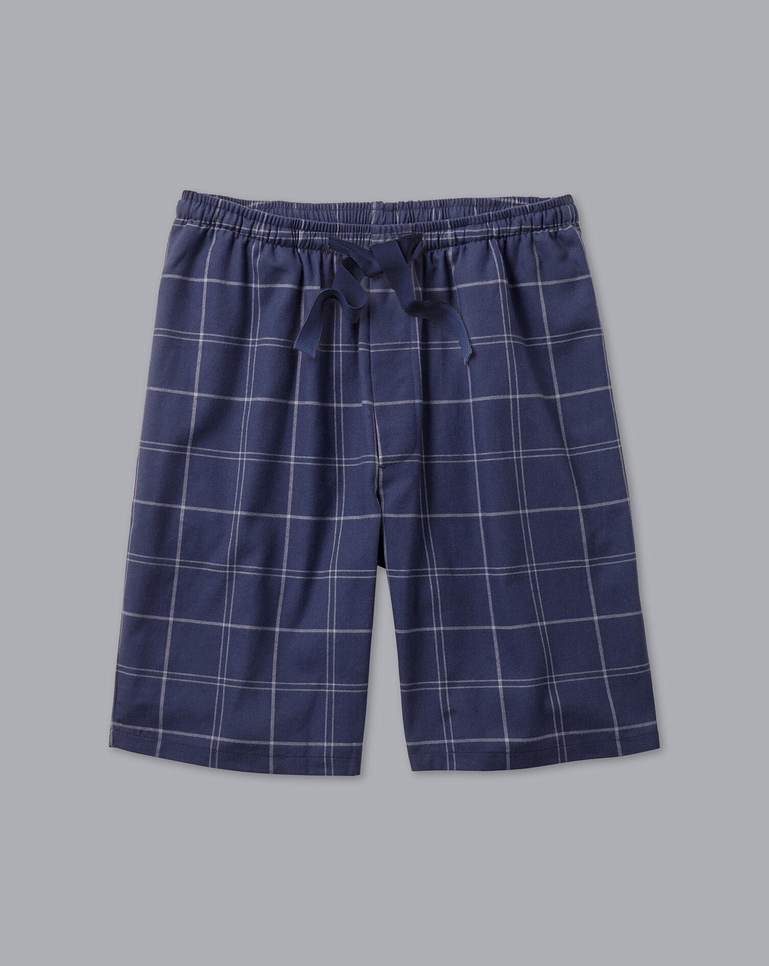 Check Pajama Shorts - Navy \u0026 White 