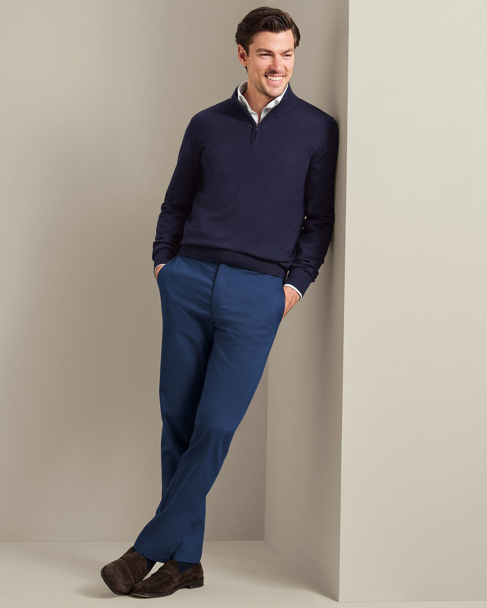 Ultimate Non-Iron Chinos - Royal Blue