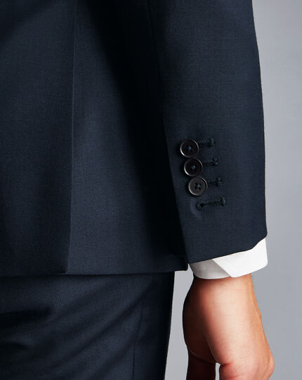 Twill Business Suit Jacket - Navy