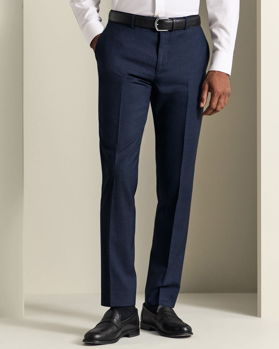 Ultimate Performance End-on-End Suit Trousers - Navy