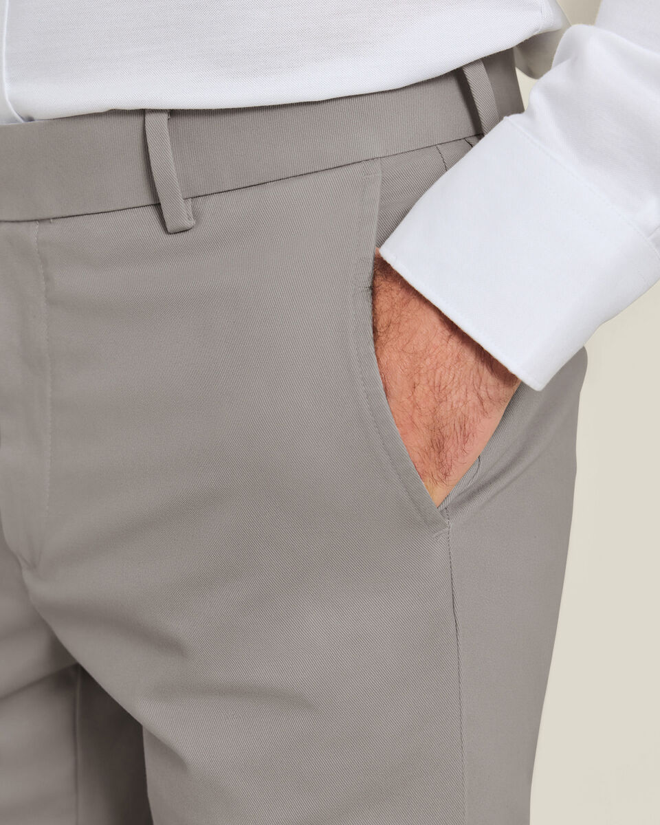 Chinos Ultimate Sans Repassage - Gris Clair