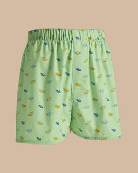 Cars Woven Boxers  - Light Green