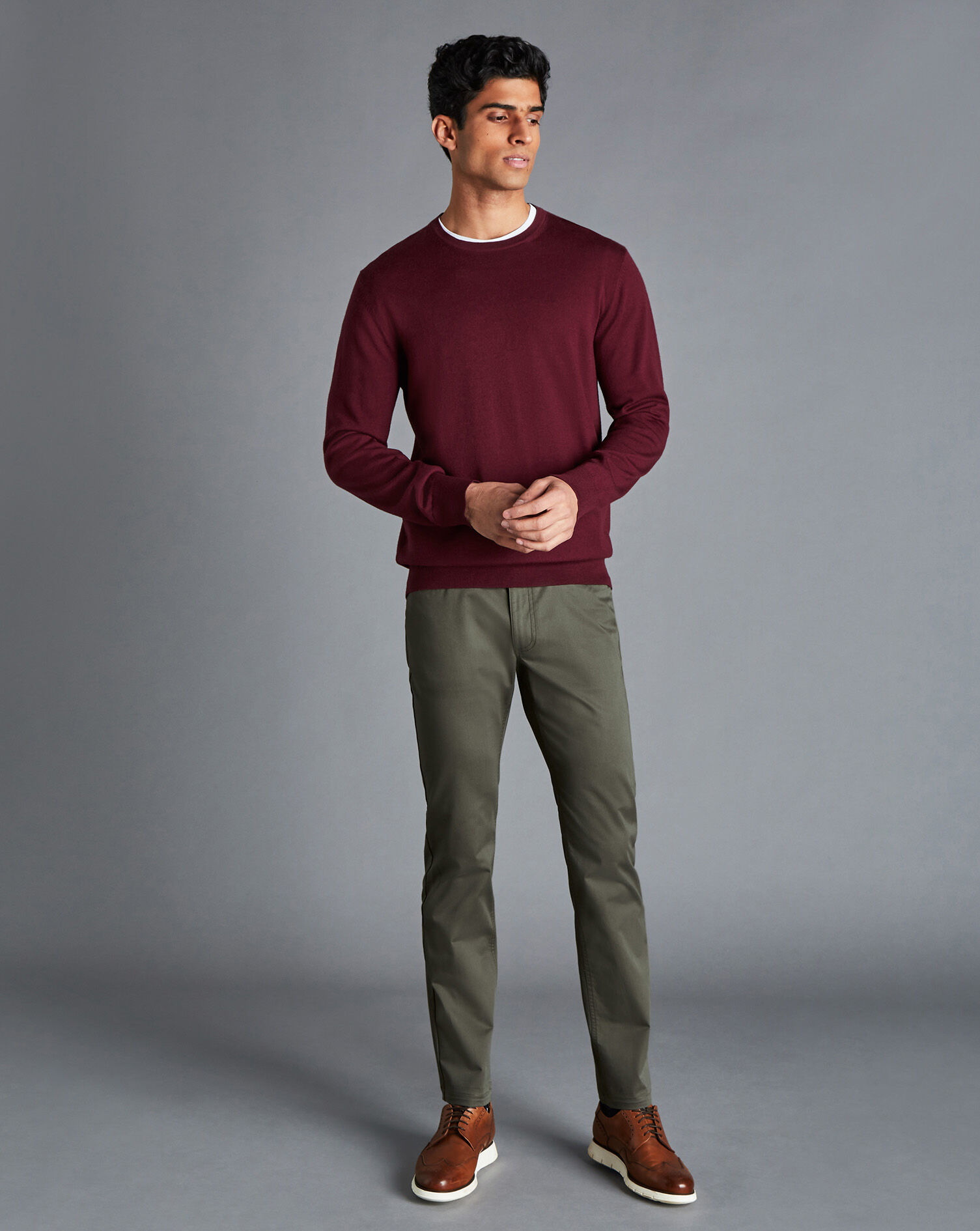 5-Pocket Trousers - Olive Green 