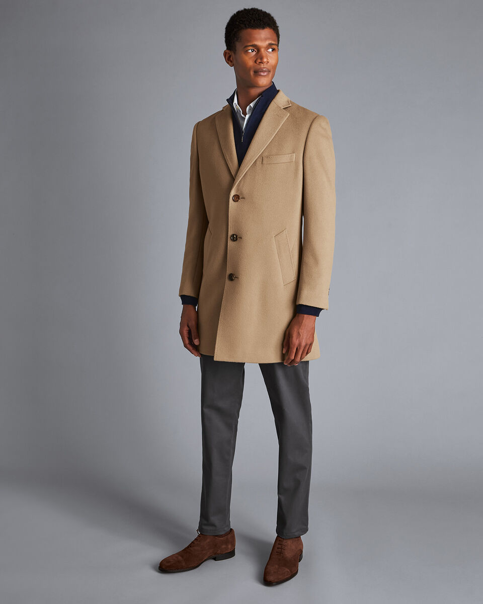 Wool Overcoat - Stone