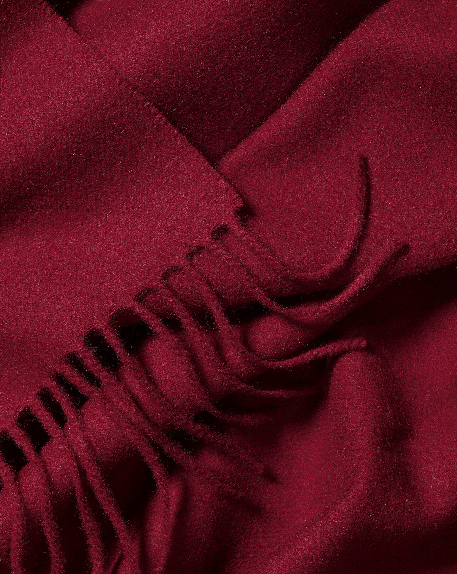 Cashmere Scarf - Red | Charles Tyrwhitt
