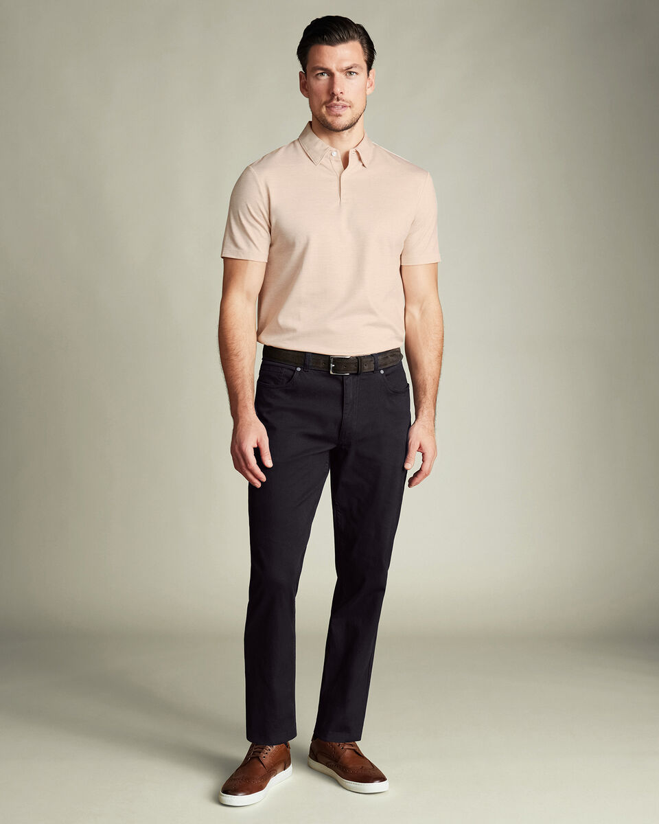 Luxury Detail Pocket Jean in Navy