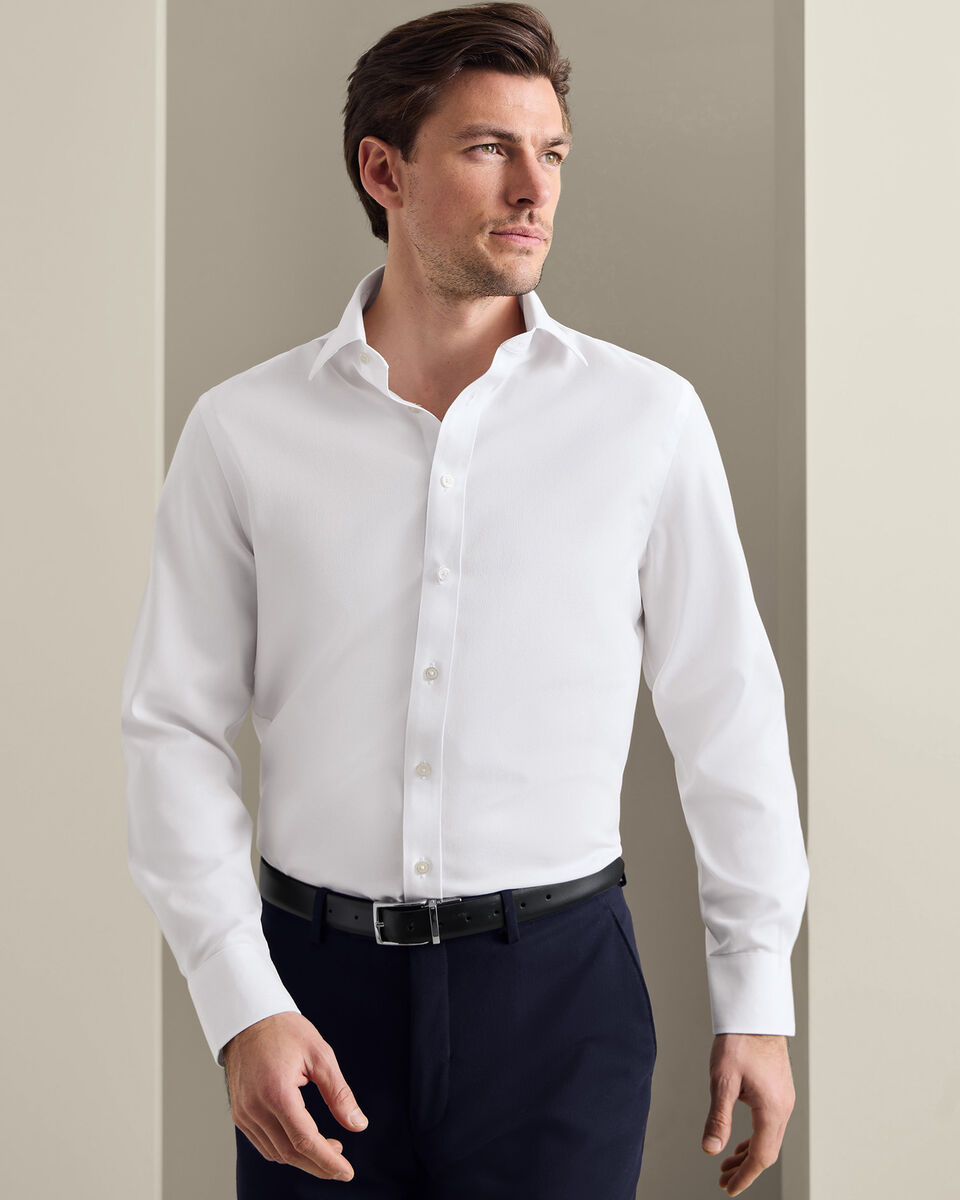 Non-Iron Royal Oxford Shirt - White