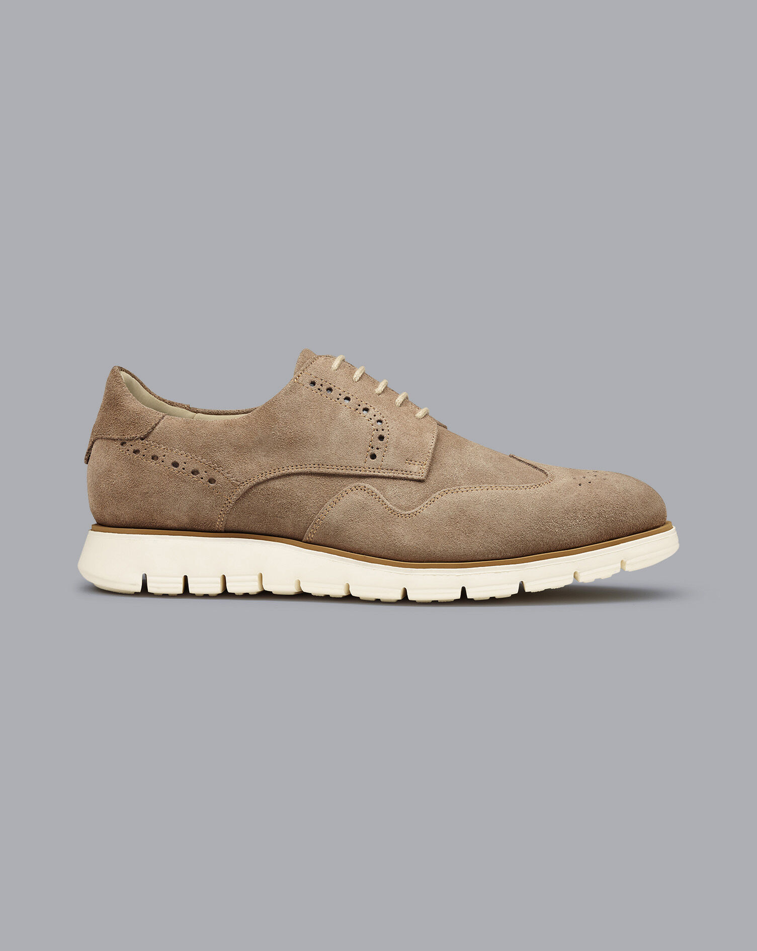 Suede Hybrid Trainers - Mocha