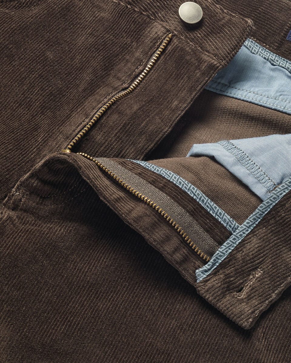 Corduroy 5 Pocket Pants - Chocolate