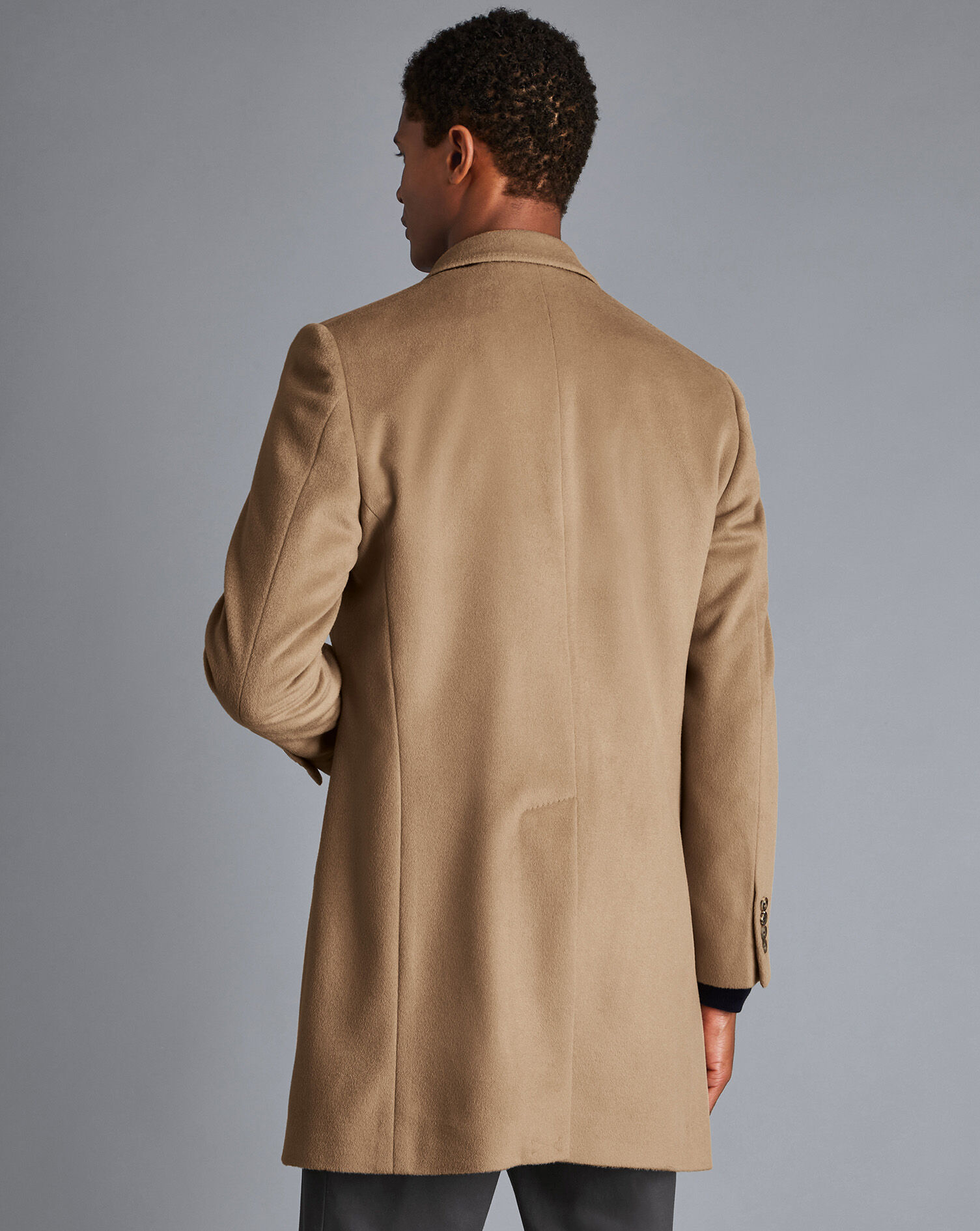 camel wool topcoat