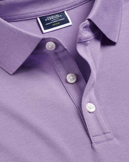 England Rugby Pique Polo - Lilac Purple