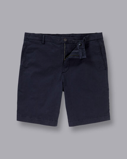 Cotton Chino Shorts - Navy