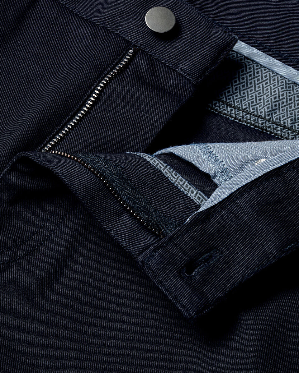 Jeans De 5 Bolsillos - Azul Marino Oscuro