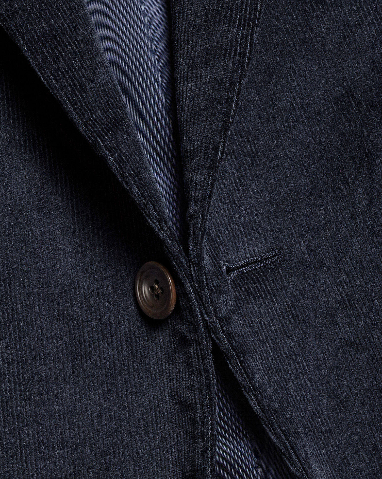 Corduroy Jacket - Steel Blue | Charles Tyrwhitt
