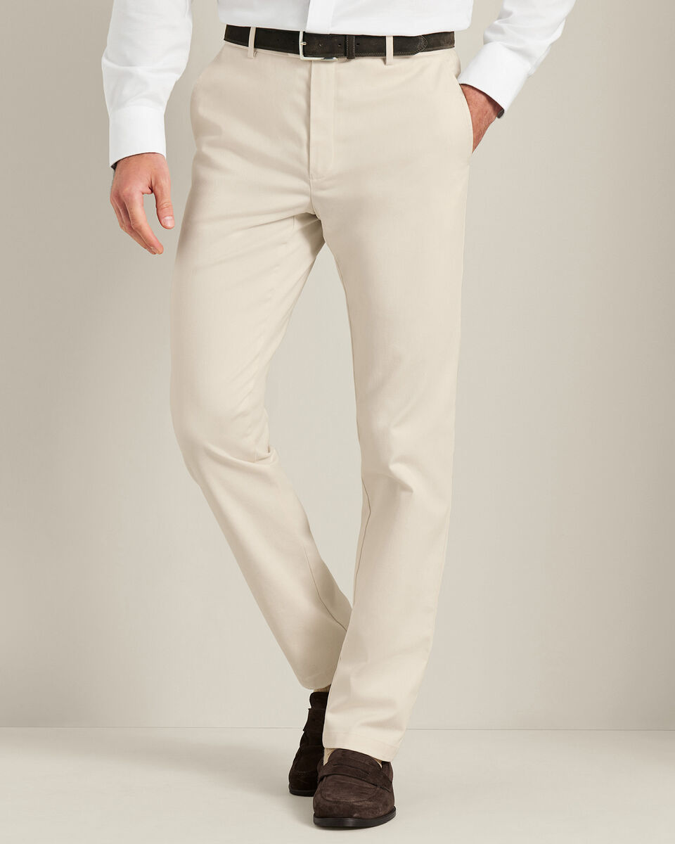 Chino Ultimate sans repassage - ivoire