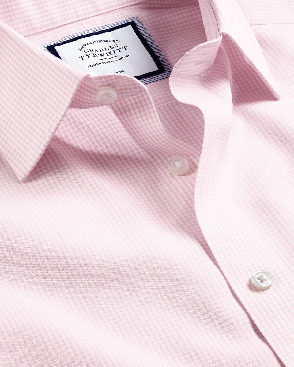 Cyla Gingham Check Mini Dress Shirt main image 0