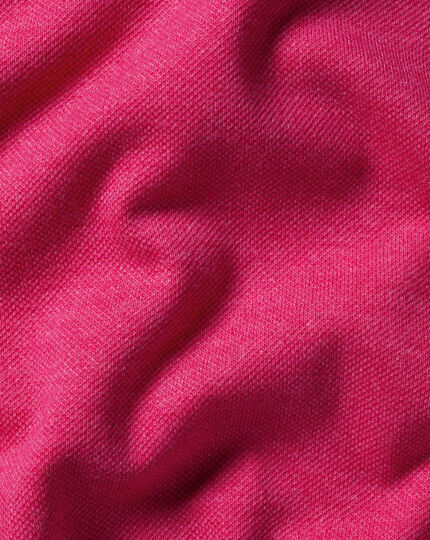 Tyrwhitt Pique Polo - Magenta Pink