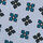 open page with product: Mini Geo Print Silk Slim Tie - Light Blue