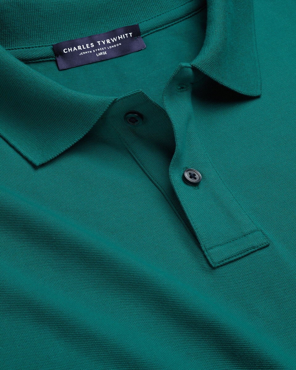 Pique Polo - Green