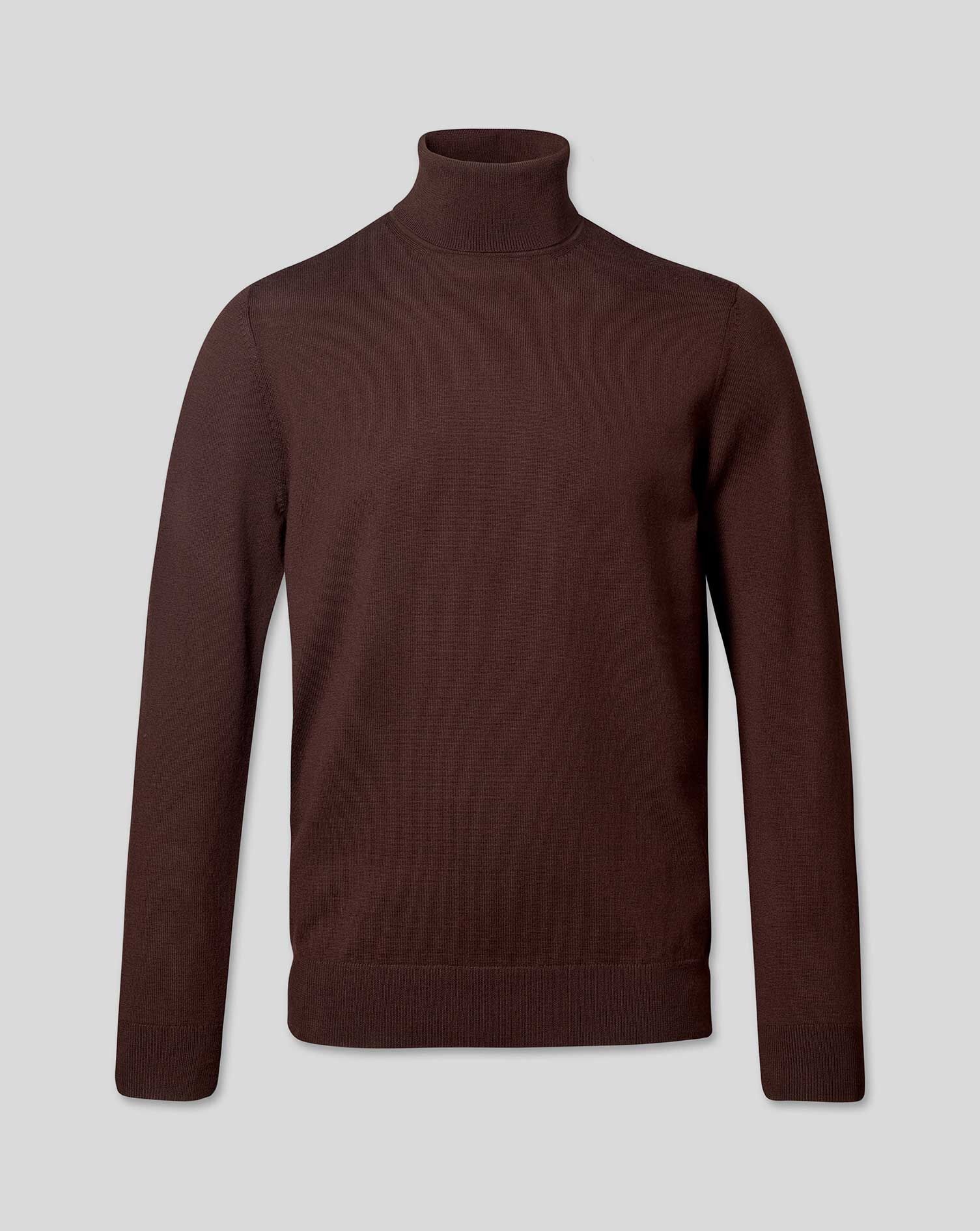 Dark brown polo neck Clearance