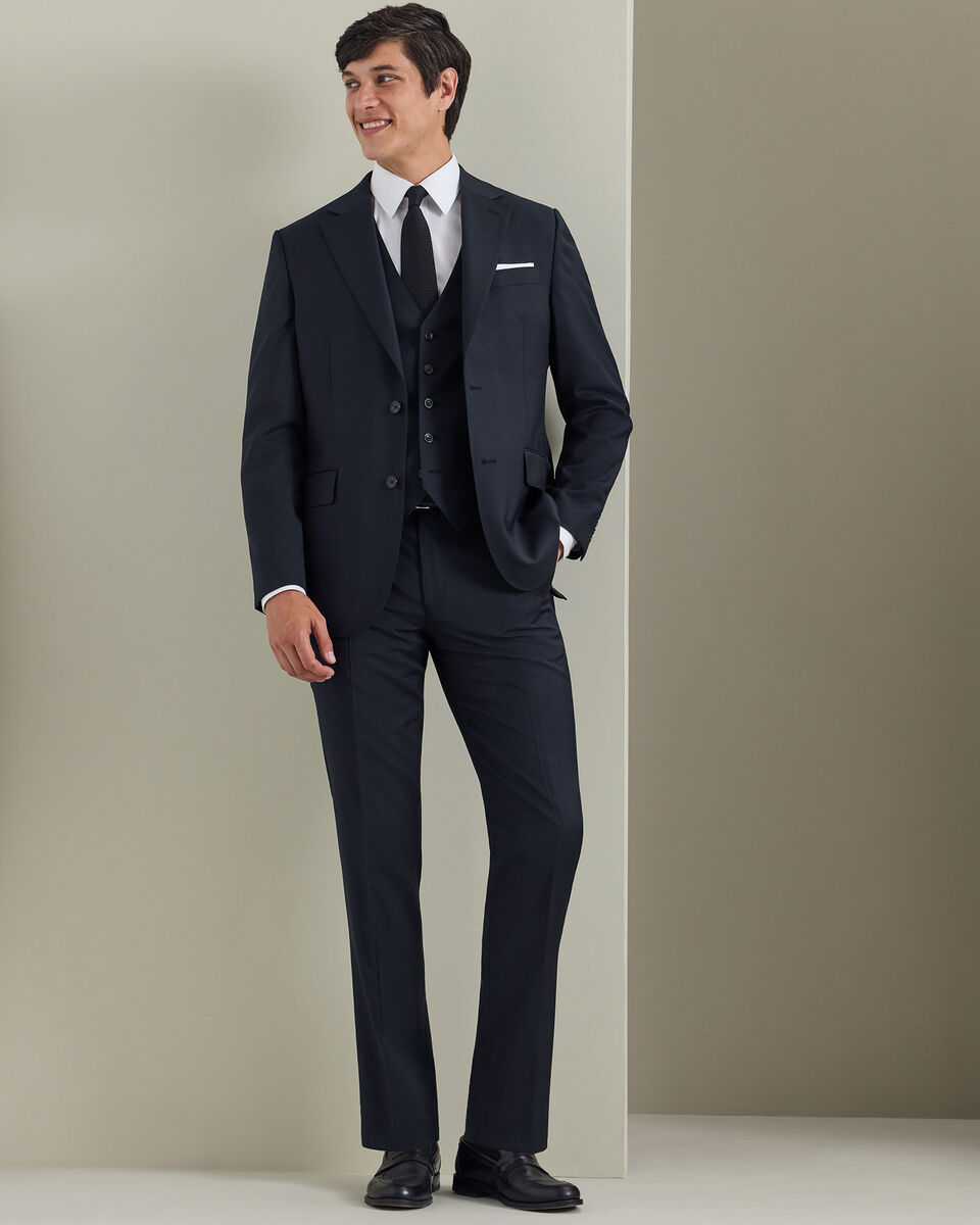 Gilet In Twill Elasticizzato Naturale - Nero