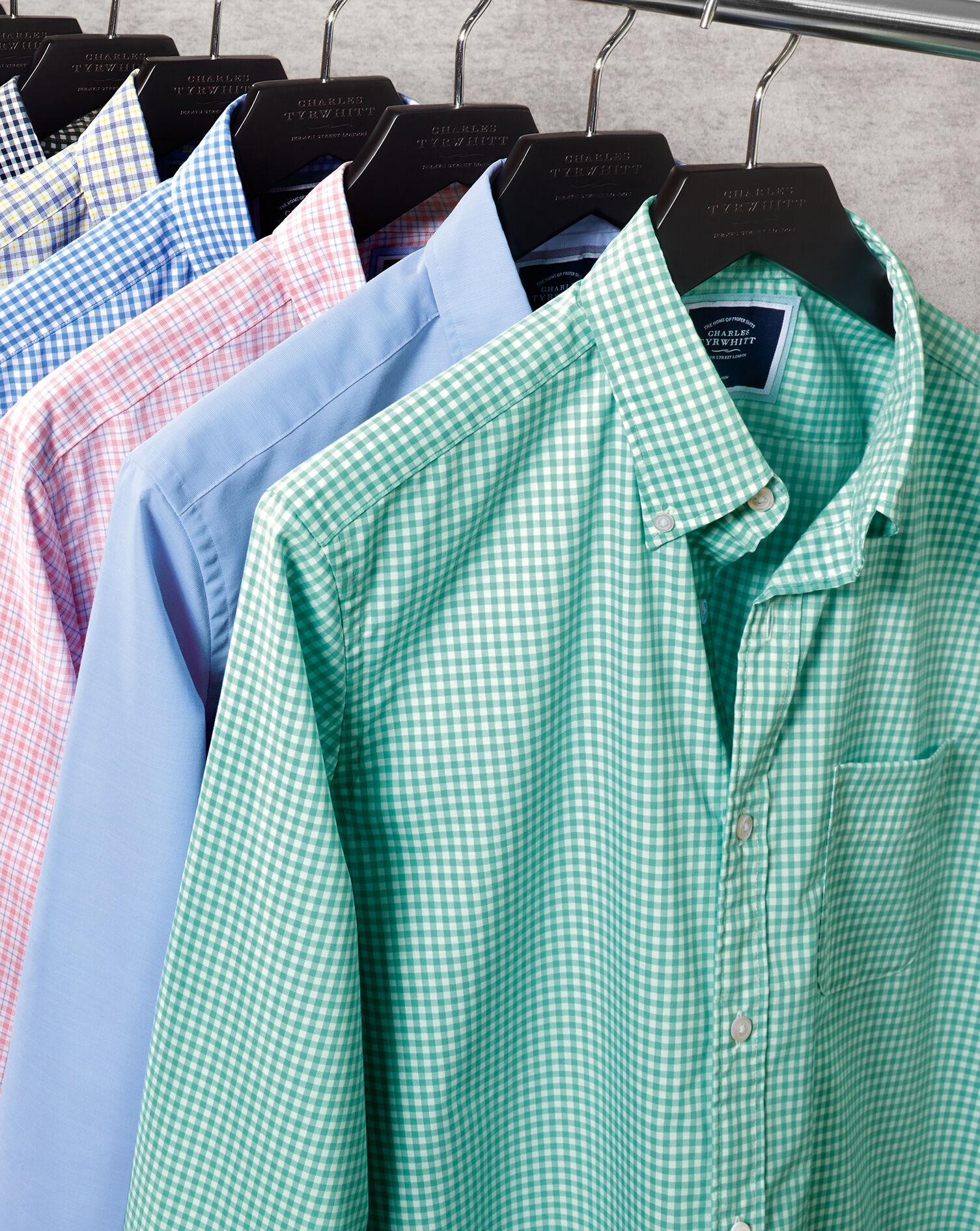 Button-Down Collar Non-Iron Stretch 