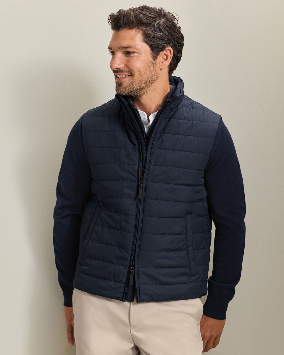 Lichtgewicht Gewatteerd Bodywarmer - Marineblauw