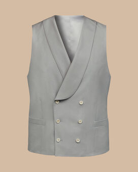 Morning Suit Vest - Light Grey