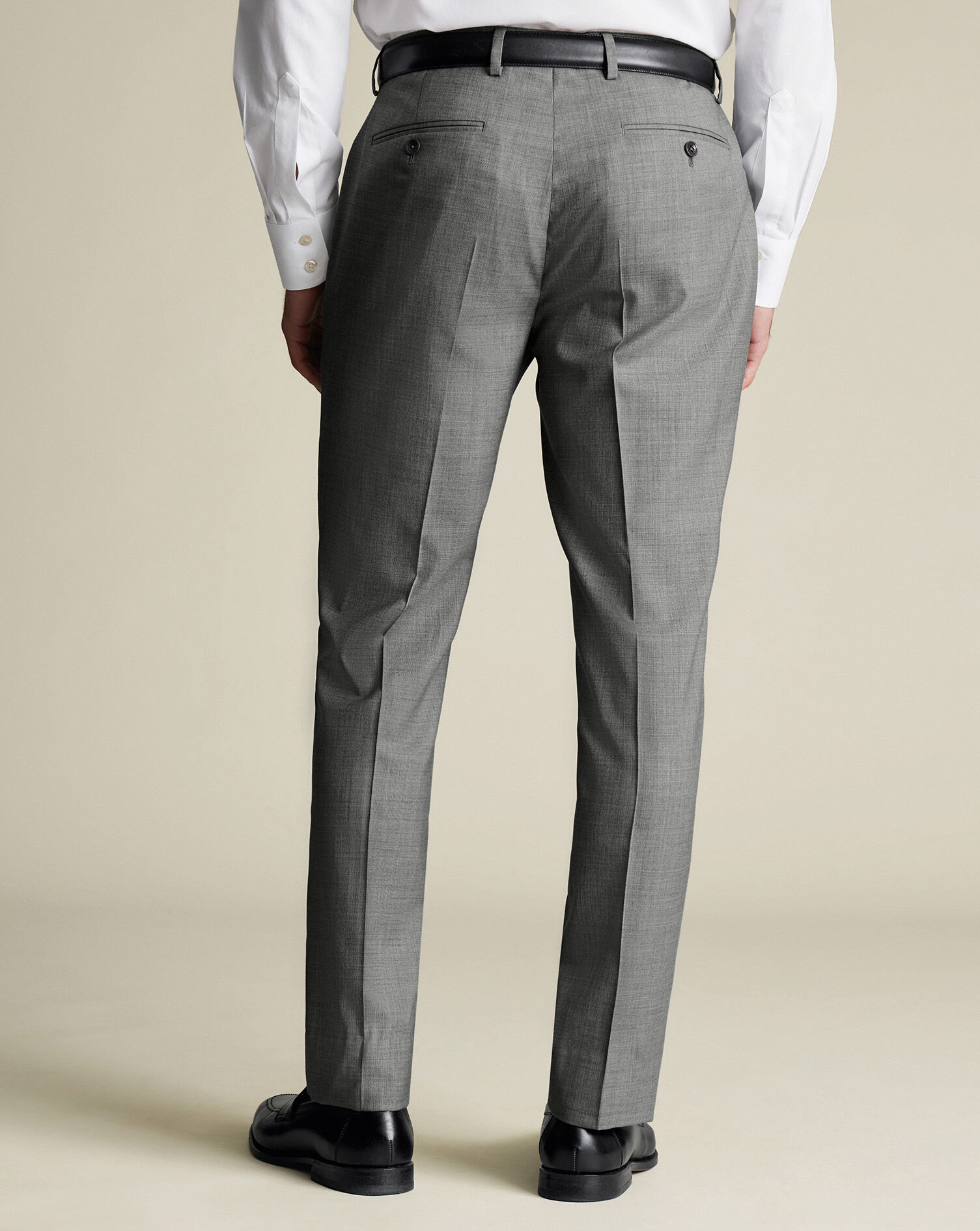 Ultimate Performance Sharkskin Suit Trousers - Grey