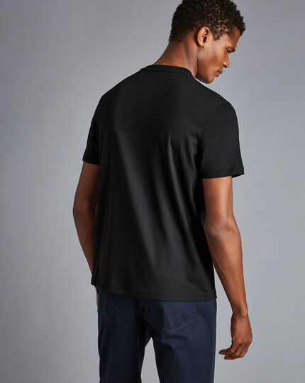 Tyrwhitt T-Shirt aus Baumwolle - Schwarz