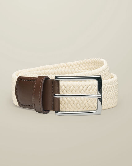 Casual Stretch Belt – Ivory