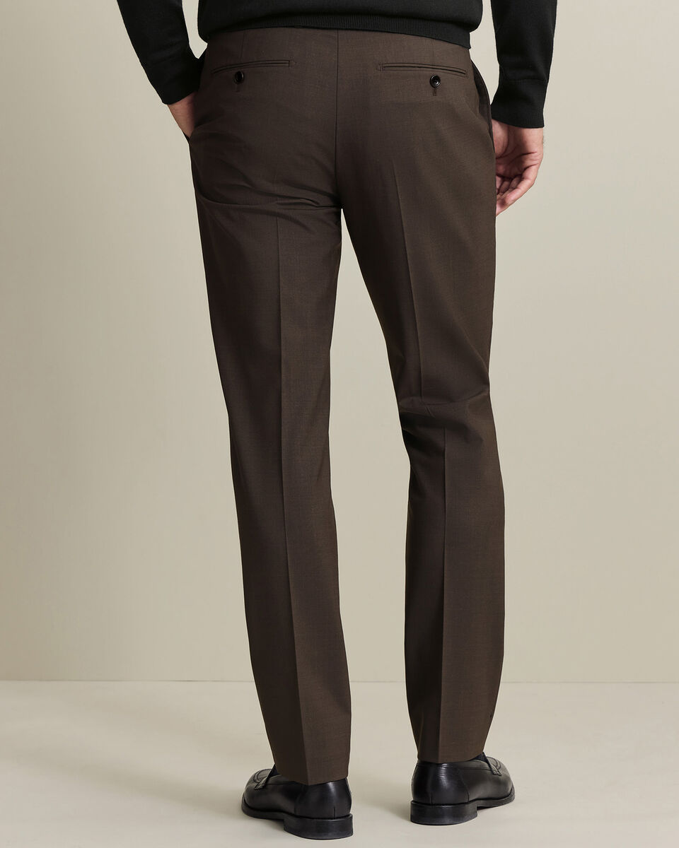 Wollen Stretchbroek - Chocolade