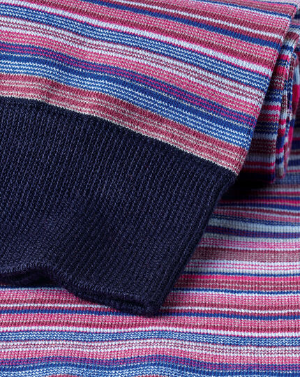Multi Stripe Socks - Bright Pink