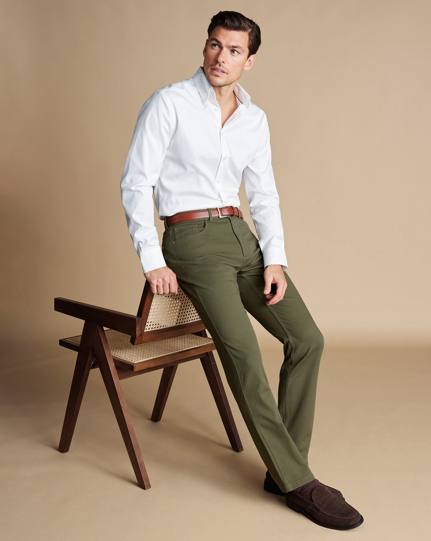 Dark Green Pants Co-ord Set: Shirt + Pants (2-piece) – KrynandMoey