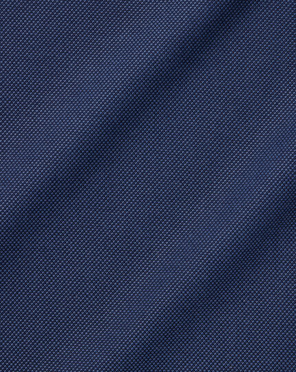 Cutaway Collar Non-Iron Royal Oxford Shirt - French Blue | Charles Tyrwhitt