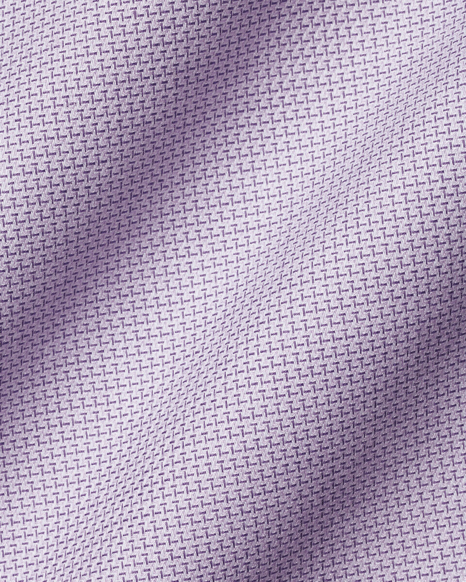 Cutaway Collar Non-Iron Richmond Weave Shirt - Mauve Purple | Charles ...