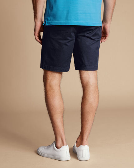 Shorts aus Baumwolle - Marineblau