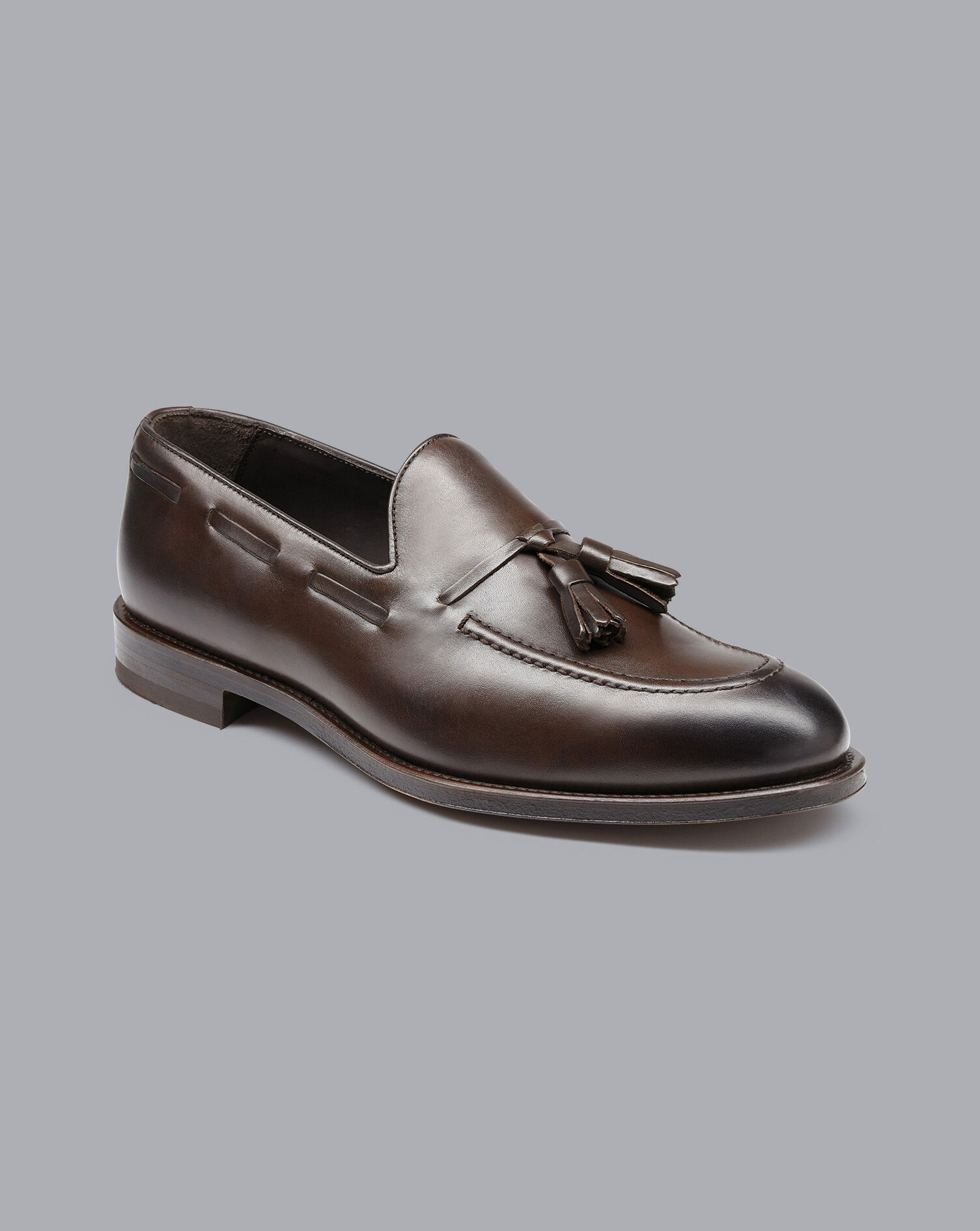 Leather Tassel Loafers - Dark Chocolate 