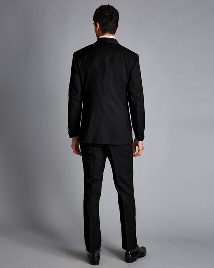 Shawl Collar Dinner Suit - Black 