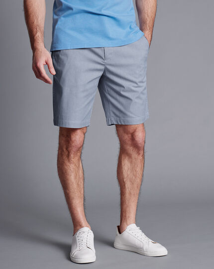 Shorts mit Streifen - Königsblau
