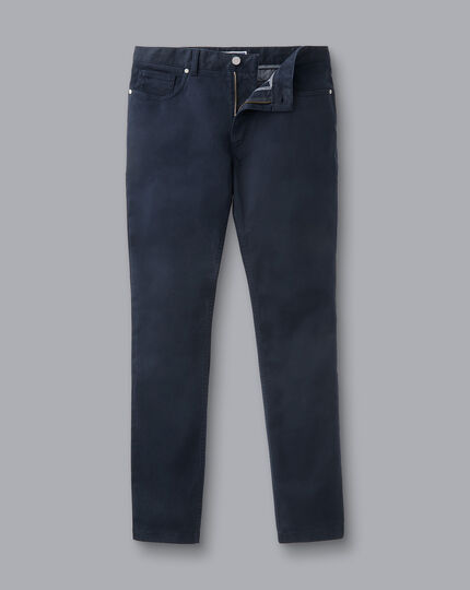 Twill 5 Pocket Jeans - Dark Navy