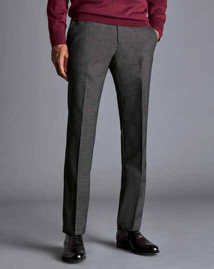 Italian Wool Trousers - Grey