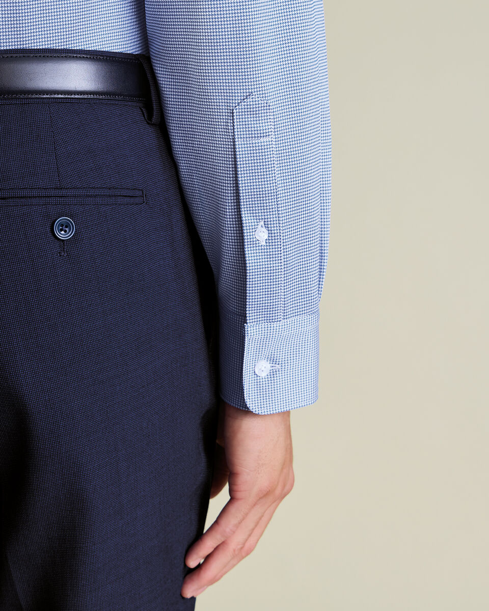 Chemise Performance en jersey - Bleu royal et blanc